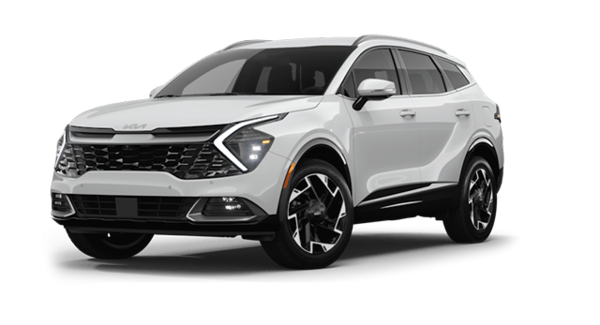 white kia sportage suv